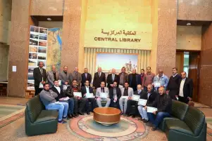 الدكتور عبد العاطى يكرم القائمين على تنفيذ أعمال خفض المناسيب فى بحيرة وادى مريوط