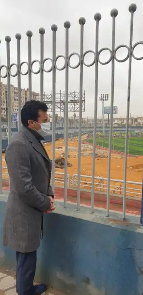 بالصور| وزير الرياضة يتفقد فرع نادى النادي بشيراتون