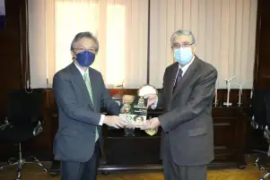 وزير الكهرباء يستقبل السيد اوكا هيروشى OKA Hiroshi  سفير اليابان الجديد بالقاهرة