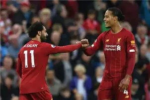 فان دايك: تمنيت تتويج محمد صلاح بكأس الأمم
