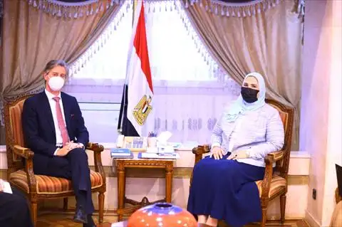 القباج تبحث مع مسؤول الأمم المتحدة الإنمائي سبل التعاون والتمكين الاقتصادي لأسر تكافل