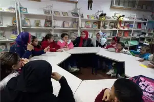 ورش للجلود بقصر ثقافة حاجر العدسات بالأقصر
