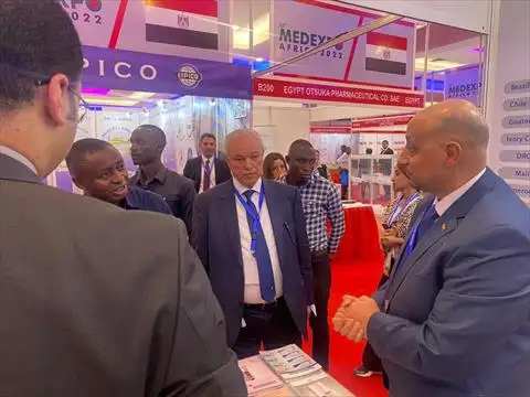 بمشاركة 28 شركة.. افتتاح الجناح المصري بمعرض Med Expo Africa