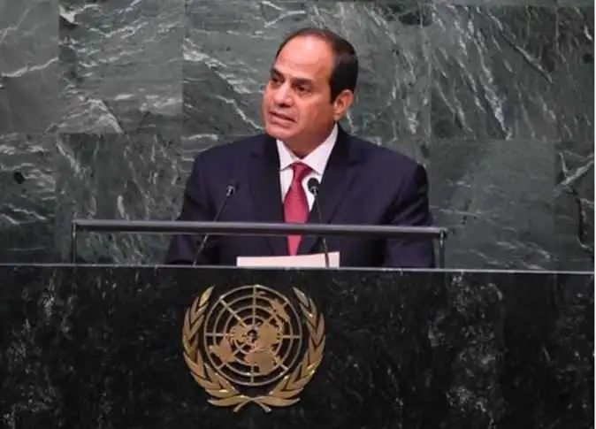 السيسي: نقدر التعاون المثمر مع الأمم المتحدة فيما يتعلق بقضية تغير المناخ