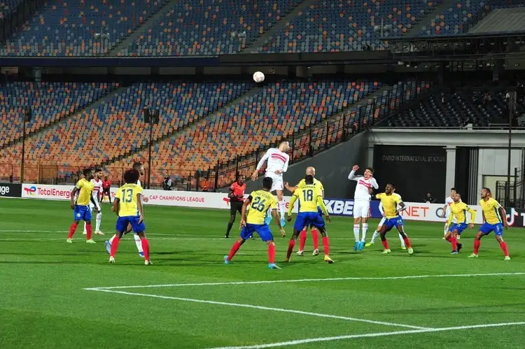 الزمالك يبتعد عن طريق الانتصارات في دوري الأبطال بتعادله بترو أتلتيكو