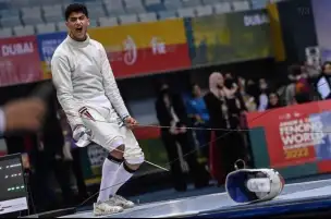 لاعب منتخب السلاح بعد برونزية بطولة العالم : نافسنا على الذهبية