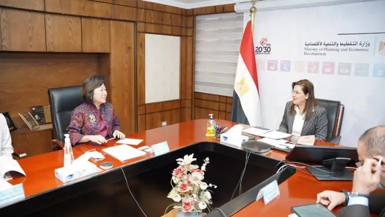 وزيرة التخطيط تبحث استضافة مصر لمؤتمر المناخ COP27 مع “البنك الدولى”