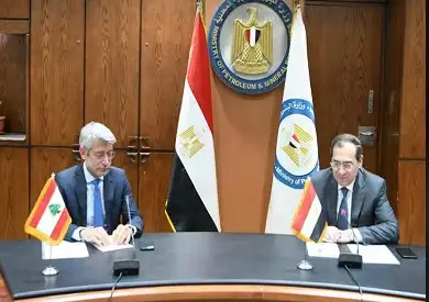 وزير البترول يبحث مع نظيره اللبناني بنود اتفاقية توريد الغاز المصري إلى لبنان