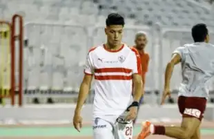 إمام عاشور يشارك في التدريبات الجماعية للزمالك