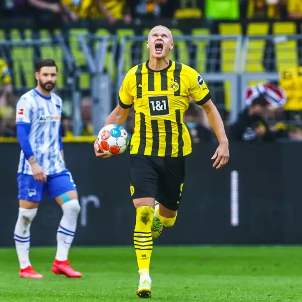 في ليلة الوداع.. هالاند يقود بروسيا لفوز مثير أمام هيرتا برلين بالدوري الألماني