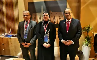 إقبال من كبار المسئولين العرب على الجناح المصري بمنتدى سانت بطرسبرج الاقتصادي