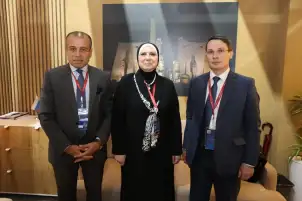 وزيرة الصناعة تستعرض مع وزير تجارة الاتحاد الأوراسي موقف اتفاق التجارة الحرة بين مصر ودول الاتحاد