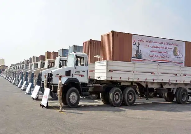 بنصف الثمن.. القوات المسلحة توزع كميات كبيرة من الغذاء بالمحافظات