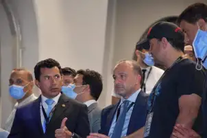 الحسينى : بطولة العالم للسلاح تشهد منافسات شرسة وهدف الفراعنة المنافسة على اللقب