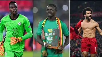 تقرير.. ماني يتفوق على صلاح ويحقق جائزة الأفضل في إفريقيا لعام 2022