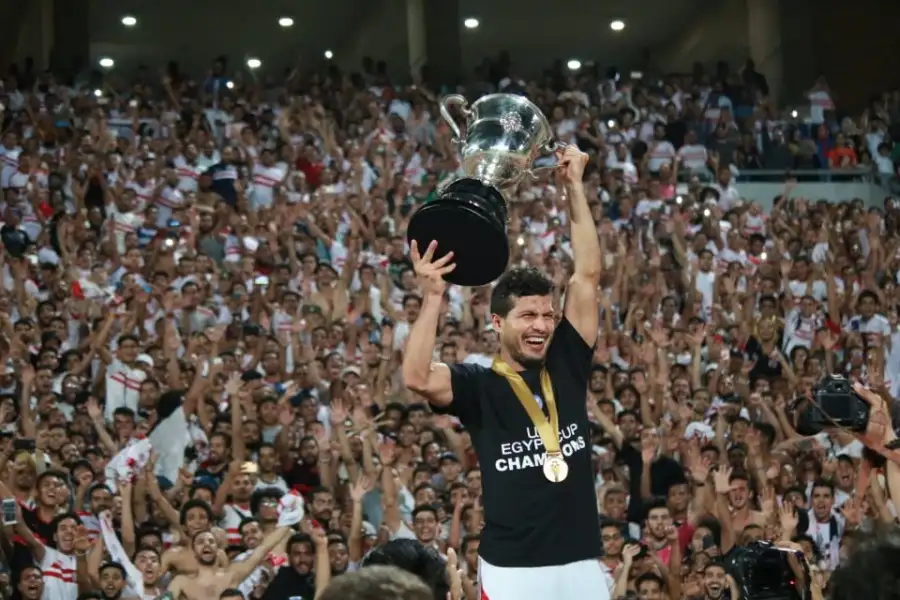 طارق حامد يساند الزمالك قبل قمة نهائي كأس مصر