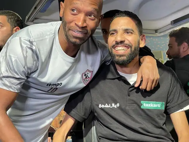 شيكابالا يساند مؤمن زكريا على هامش قمة الكأس