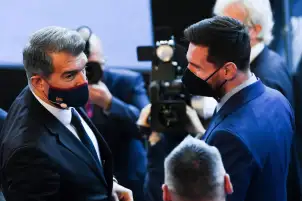 لابورتا يفتح أبواب عودة ميسي إلى برشلونة مجددا