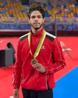 علي إسماعيل يستعد للمشاركة مع منتخب الكاراتيه ببطولة البريميرليج في أذربيجان