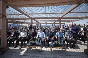 وزير السياحة والآثار يشهد العرض الجوي Pyramids Air Show 2022 بمنطقة أهرامات