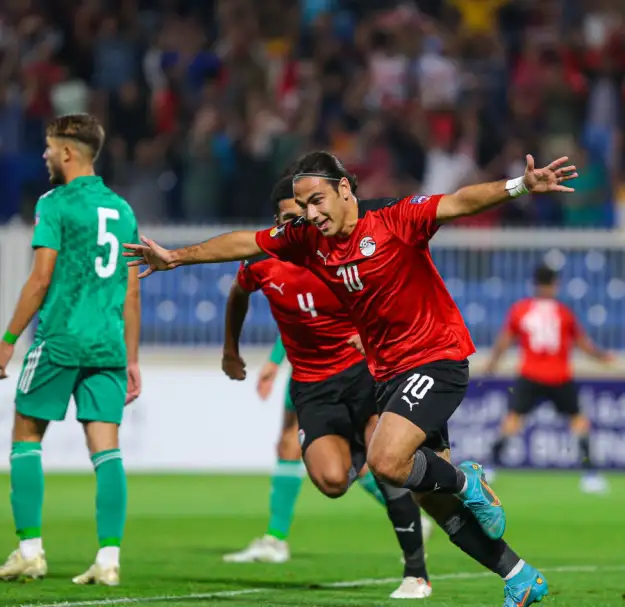 صلاح باشا يسجل للمرة الثالثة على التوالي مع المنتخب في كأس العرب