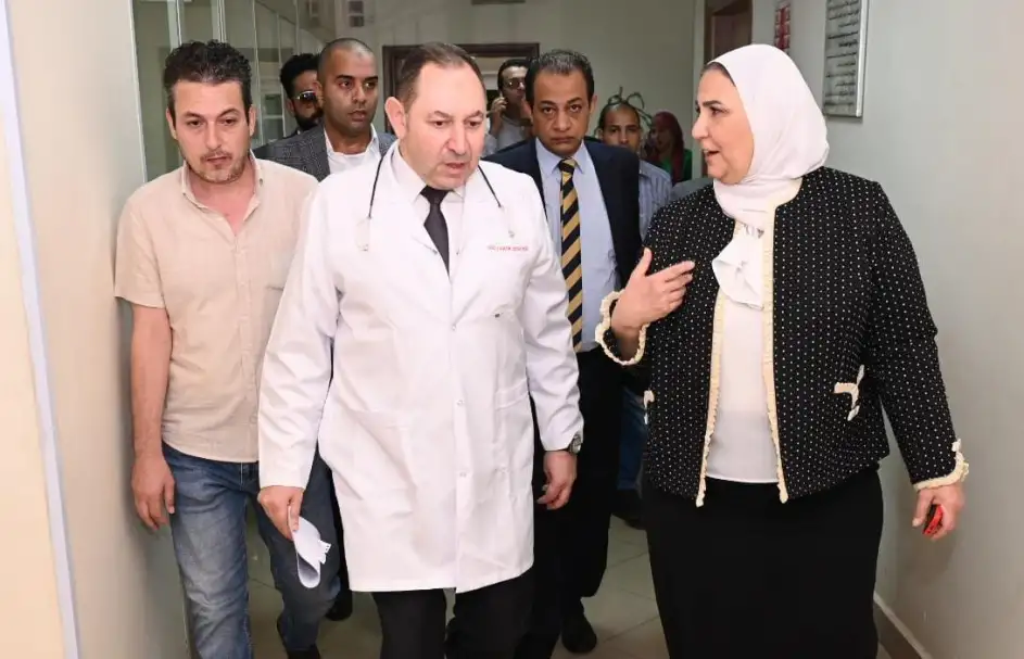 وزيرة التضامن: معظم مصابي حريق كنيسة المنيرة في حالة جيدة