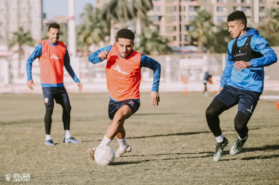 تدريبات بدنية خاصة للاعبي الزمالك الأساسيين استعداداً للاتحاد