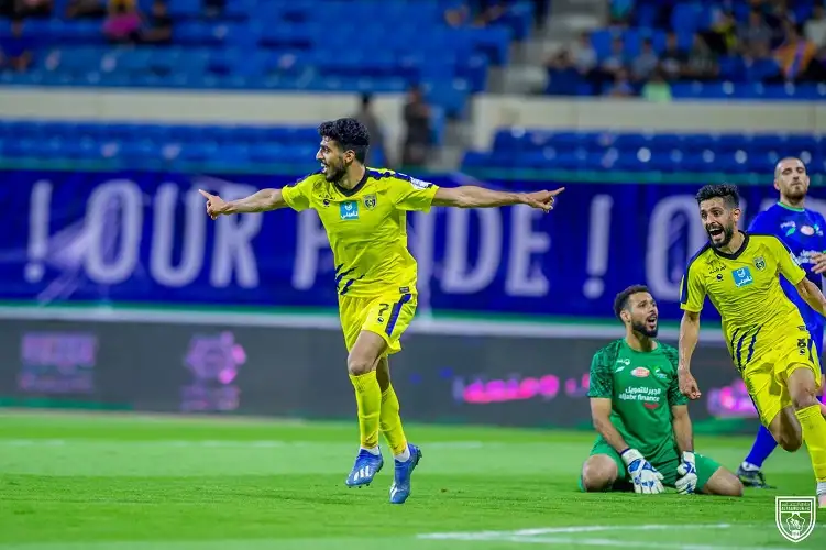 مصطفى فتحي يغيب عن ثنائية التعاون أمام الفتح بالدوري السعودي