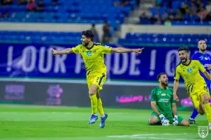 مصطفى فتحي يغيب عن ثنائية التعاون أمام الفتح بالدوري السعودي