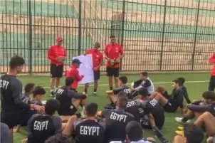 منتخب الناشئين يختتم تدريباته قبل مواجهة سوريا بكأس العرب