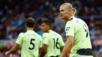 مانشستر سيتي يتعادل مع أستون فيلا في الدوري الإنجليزي