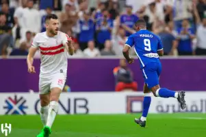 الهلال يتقدم والزمالك يتعادل في شوط أول مثير بكأس سوبر لوسيل