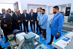 وزير الصناعة يفتتح أحدث معمل لفحص المحركات الكهربائية
