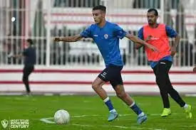 تقسيمة قوية للاعبي الزمالك خلال مران اليوم