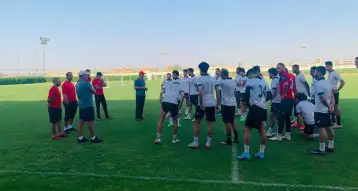 إصابة مصطفى ميسي نجم الأهلي الجديد في مباراة المنتخب الأولمبي ضد بنين