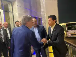 وزير الرياضة يُودع رئيس اللجنة الأولمبية الدولية بعد زيارته الرسمية لمصر