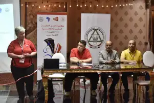 144 لاعبًا ولاعبة يشاركون ببطولة مصر الدولية للريشة الطائرة