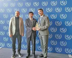 «البريد المصرى» يحصل على جائزة النجم الصاعد فى التنمية البريدية ويشارك فى اجتماعات مجلس الاستثمار البريدى العالمى