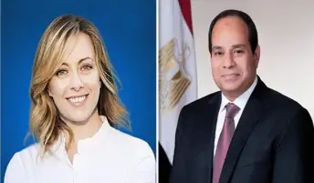 رئيسة وزراء إيطاليا تؤكد للسيسي اهتمام بلادها بتعزيز التعاون مع مصر
