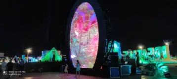 مجسمات بالألوان .. المنطقة الخضراء بشرم الشيخ تتلألأ لاستقبال الحدث العالمي