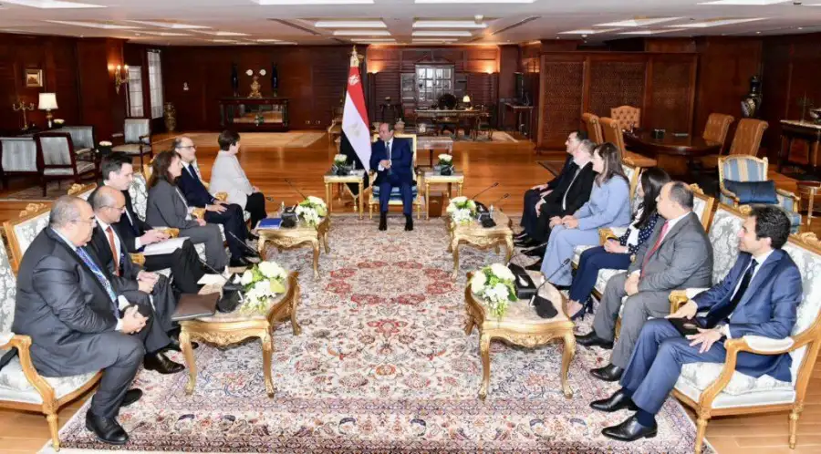 السيسي يستقبل مديرة صندوق النقد الدولي ويؤكد حرص مصر على استكمال مسيرة الإصلاح الاقتصادي