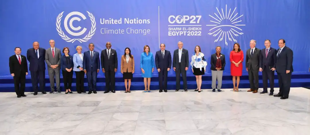 السيسي يستقبل نانسي بيلوسي على هامش انعقاد القمة العالمية للمناخ COP27