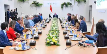 السيسي: موقف مصر ثابت بشأن التوصل لحل عادل وشامل يضمن حقوق الشعب الفلسطيني