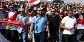 الشباب المصري ينظم أكبر مسيرة في مؤتمر المناخ تحت شعار العدالة المناخية الآن من أجل مستقبل إفريقيا