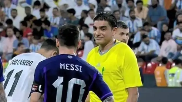 إبراهيم نور الدين: صفرت على ميسي ولم يعترض.. هنا كأنها صفارة نهاية العالم