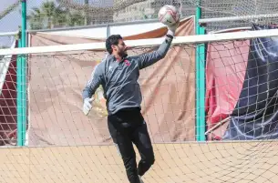مران قوي لحراس الأهلي.. وفقرات بدنية في «الجيم»