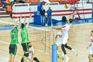 الزمالك يهزم إيسترن كومباني في دوري الطائرة