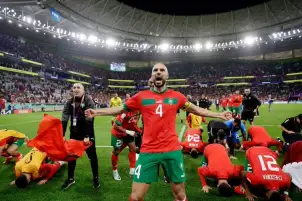 لاعبو المغرب: حققنا إنجاز تاريخي وقد أظهرنا للعالم عشق أفريقيا لكرة القدم