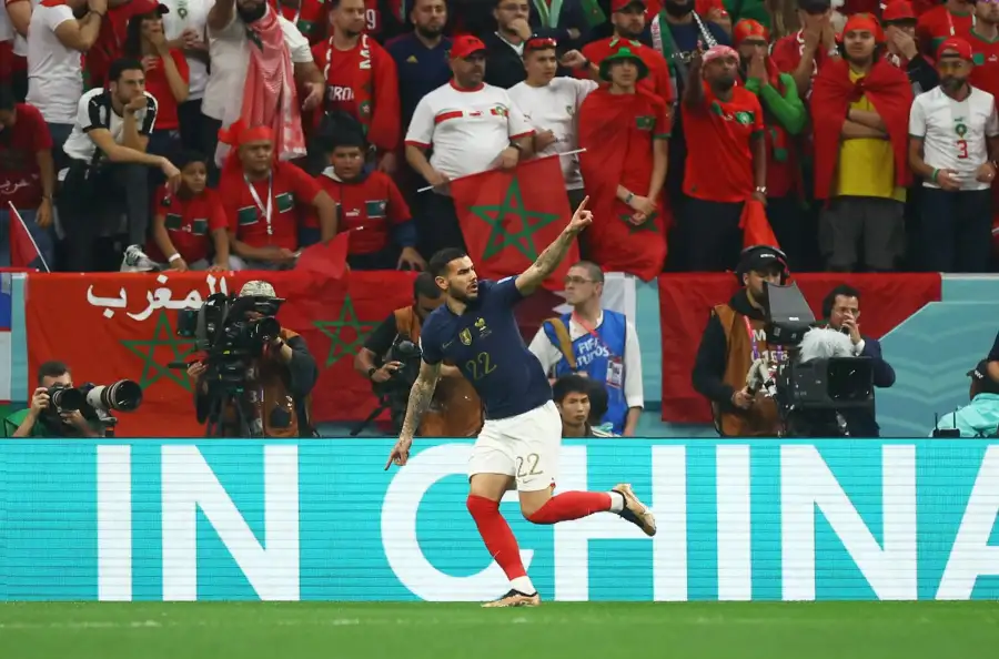 كأس العالم.. فرنسا تباغت المغرب بهدف مبكر عن طريق هيرنانديز