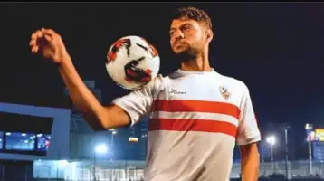 تدريبات خاصة لمصطفى شلبي في مران الزمالك